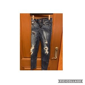 American Eagle ripped jeans